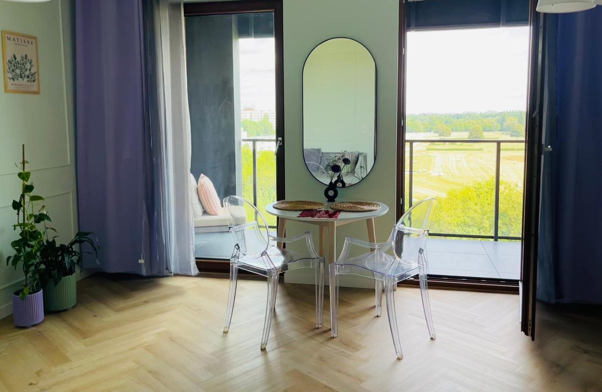 Warsaw Airport Wyscigi - City And Green View Apartment With Underground Garage Экстерьер фото